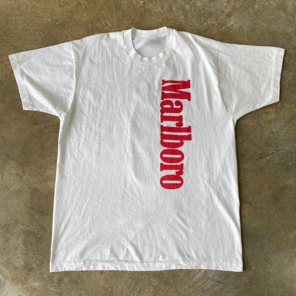 Gildan Marlboro  And Red Cotton Tee